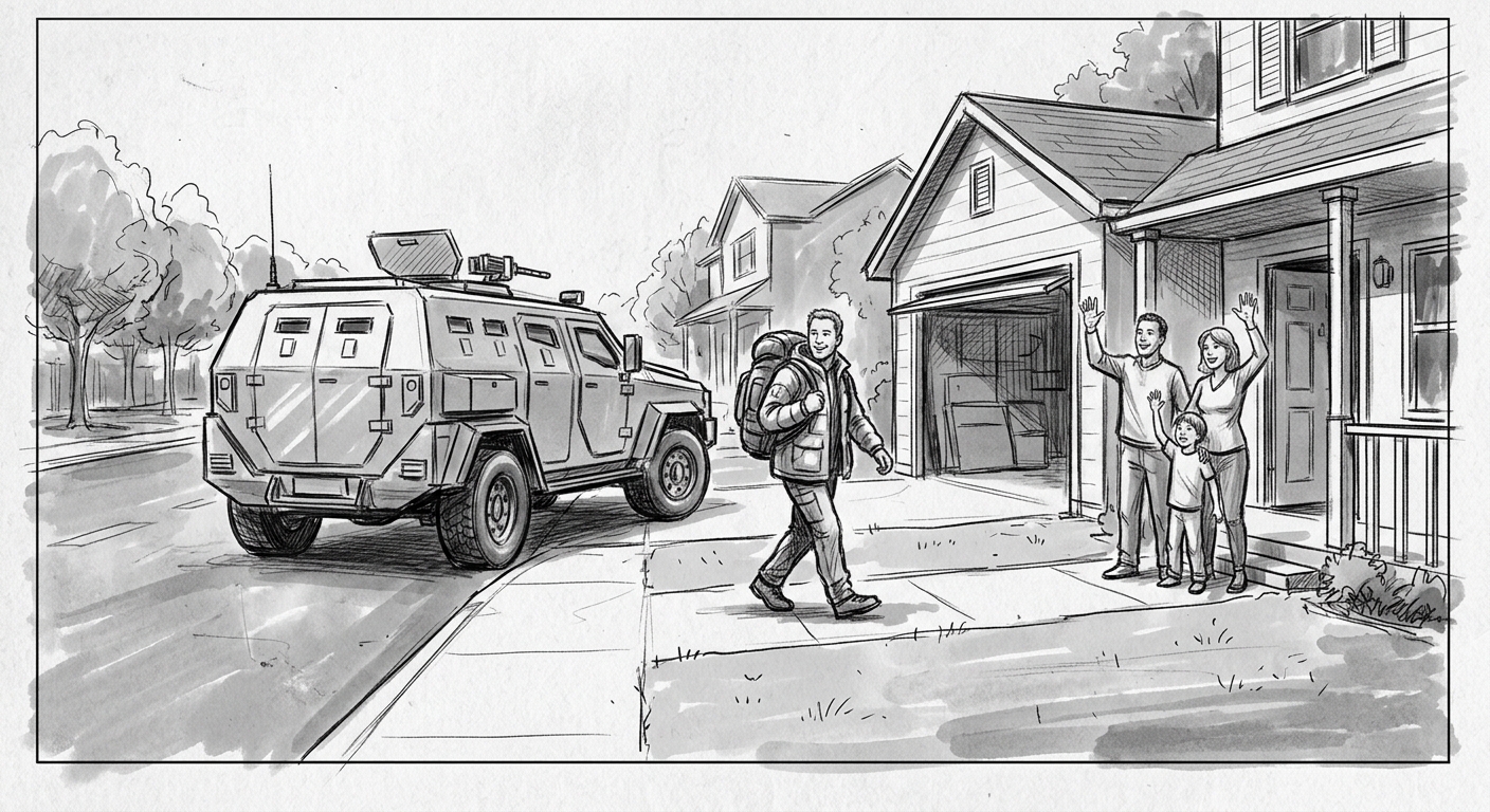 405 NORTH storyboard panel 1