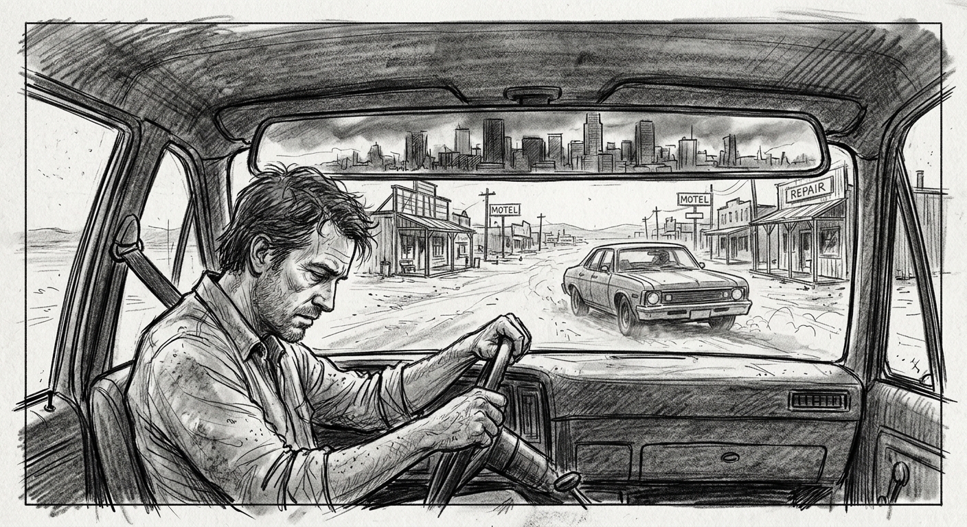 MAN CHILD storyboard panel 1